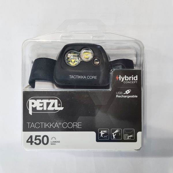 Ліхтар Petzl Tactikka Core (450 lm) black E099HA00 фото